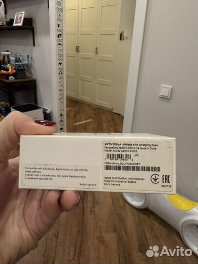 Наушники apple airpods