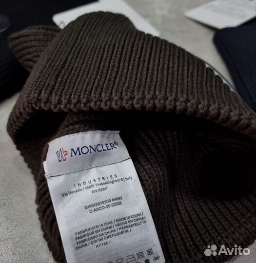Шапка moncler мужская новые