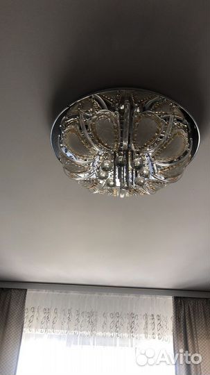 Люстра потолочная светодиодная с пультом