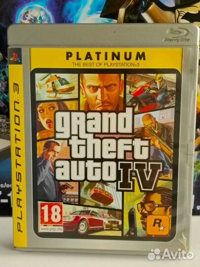 GTA 4 - Grand Theft Auto IV (Platinum) PS3, Англий