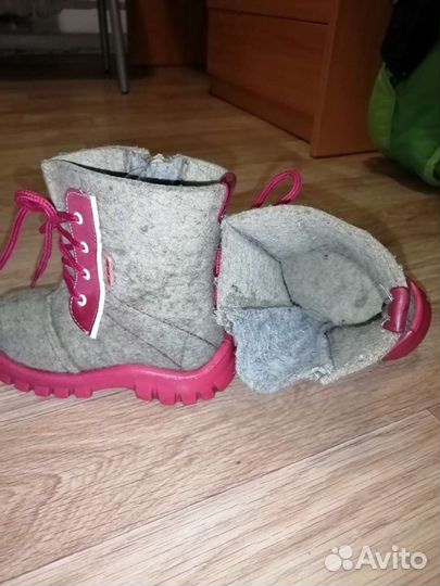 Валенки детские на девочку 25 размер. На 3-4 года