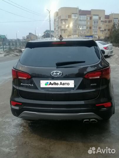 Hyundai Santa Fe 2.4 AT, 2017, 124 000 км