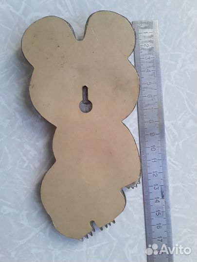 Олимпийский Мишка 80. Настенный. Литьё