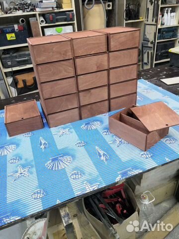 Коробка подарочная деревянная