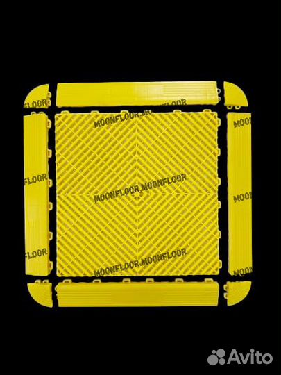 Модульный пол для автомойки и детейлинга