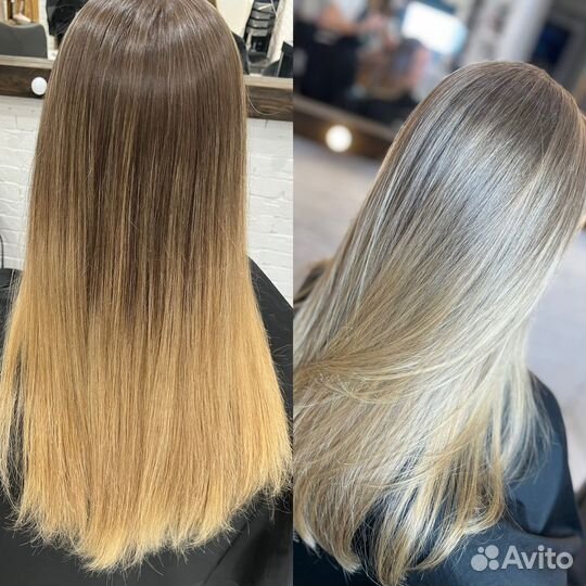 Окрашивание волос airtouch