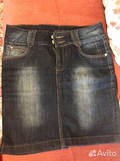 Юбка джинсовая