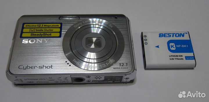 Фотик Sony DSC-W190 серебряный 12.4 мпикс