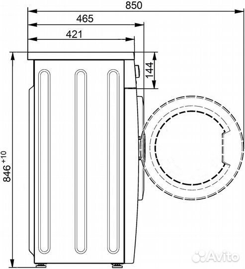 Стиральная машина atlant сма 60У107-000