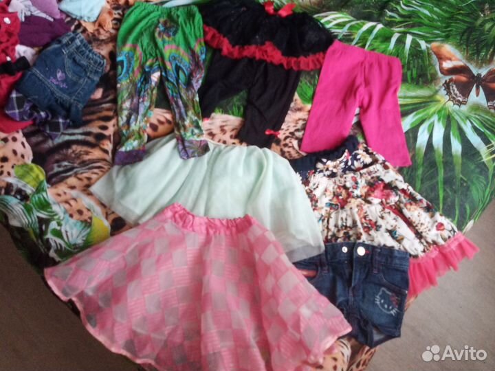 Большой пакет вещей на девочку в садик 2-4 года