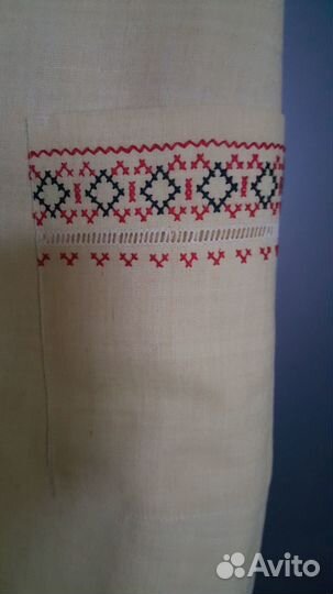 Халат лен Белоруссия СССР винтаж