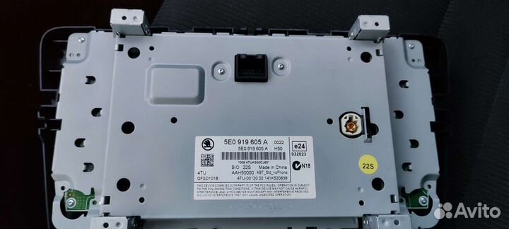 Автомагнитола бу, гу, Шкода Октавия А7, 5E0919605A