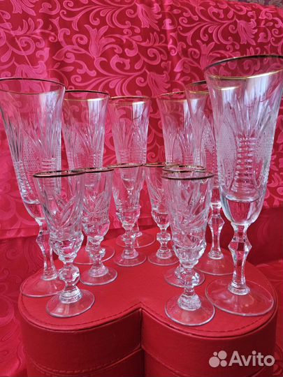 Комплект Хрусталь Бокал Рюмка