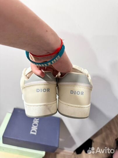 Кроссовки Dior B27 Logo White Оригинал