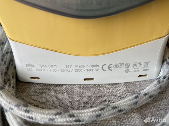 Утюг braun EasyStyle в ремонт или на запчасти