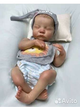 Мягконабивная кукла реборн 53 см