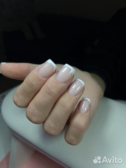 Маникюр гель-лак наращивание укрепление дизайн