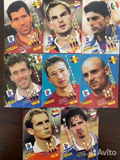 Карточки panini 98 года