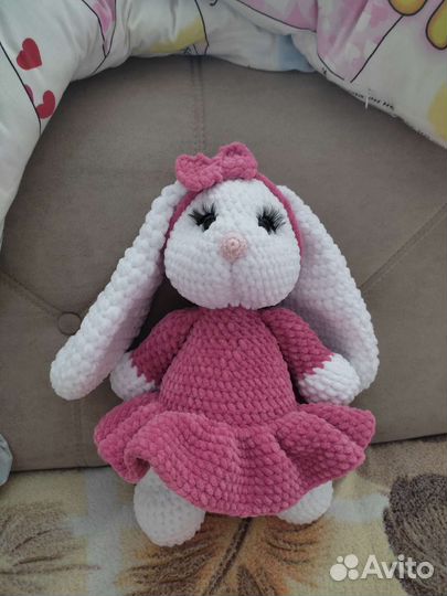 Мягкая игрушка заяц/зайка