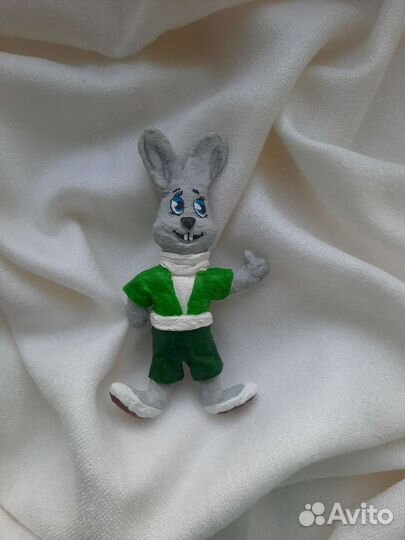 Ватная игрушка на ёлку дед мороз