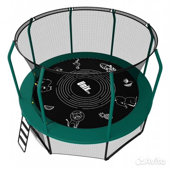 Батут Unix Line Supreme Game 10 ft (green)
