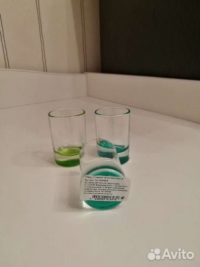 Стопки и рюмка новые