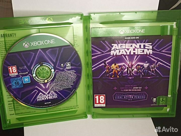 Диск Xbox one Agents of Mayhem