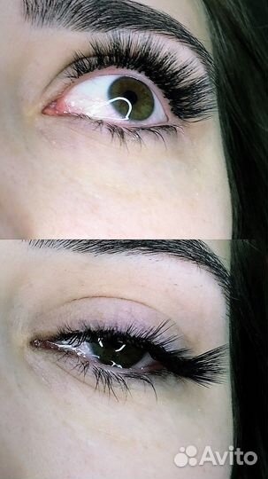 Наращивание ресниц на дому