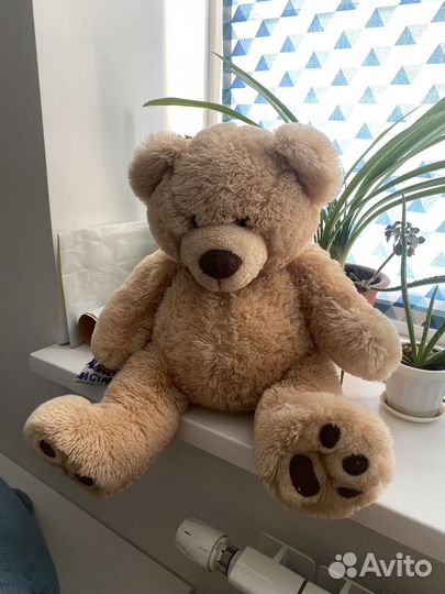 Плюшевый медведь большой около 50см