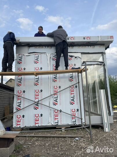 Сборка павильонов,бытовок