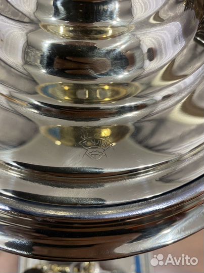 Самовар рюмкой, с подносом