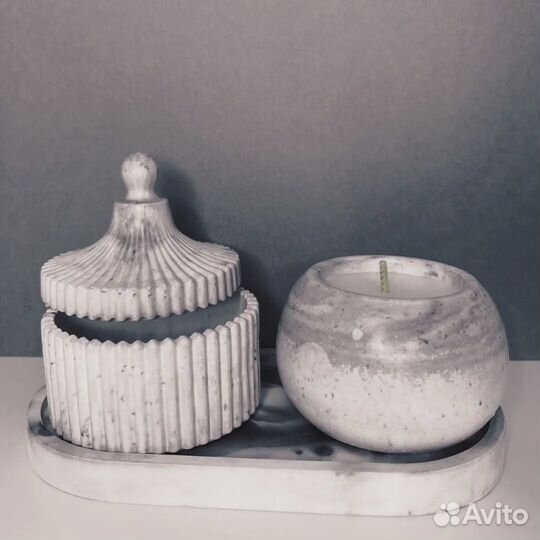 Декоративный набор из гипса