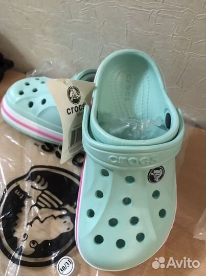 Новые шлепки сабо для девочки Crocs 29/30