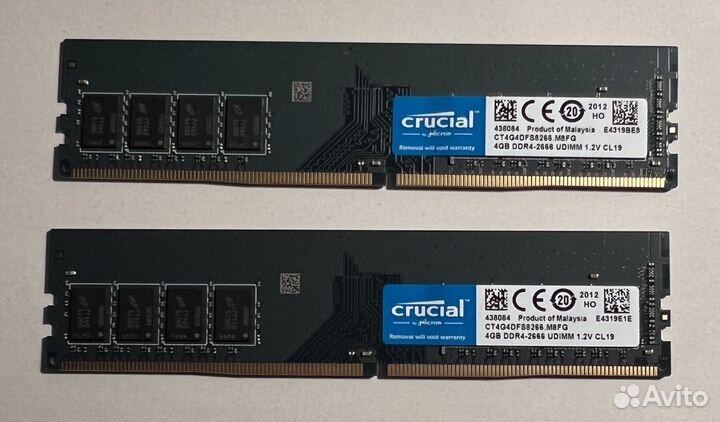 Crucial Оперативная память DDR4 8GB