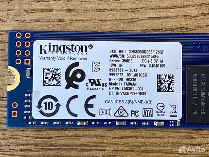 SSD Kingston 128GB, M.2 2280, SATA III