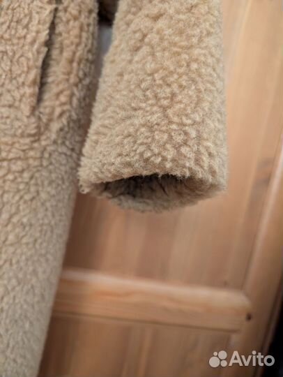 Шуба в стиле Тедди овчина