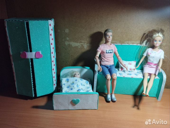 Мебель для кукол барби