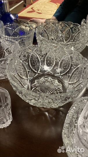Хрусталь вазы, посуда