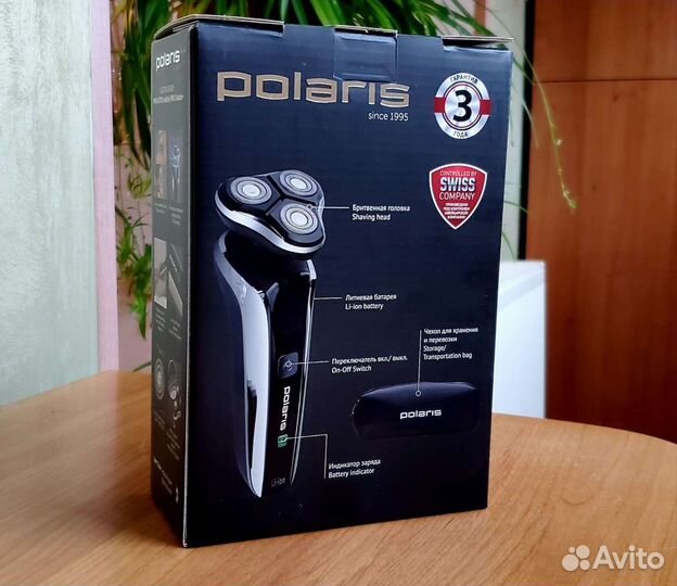 Электрическая бритва Polaris PMR0307RC PRO 5+Чехол