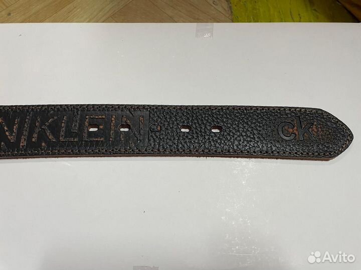 Ремень мужской кожаный Calvin Klein