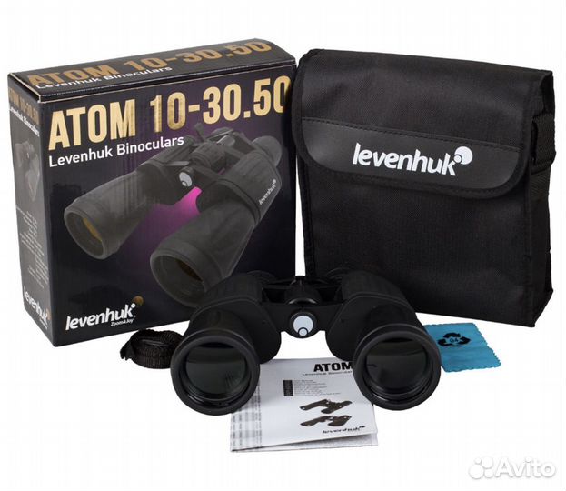 Бинокль Levenhuk atom 10-30.50