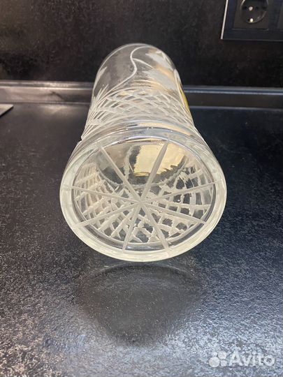 Бутылка от Армянского коньяка СССР, хрусталь