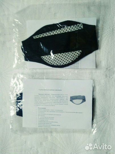 Турмалиновая шейная накладка