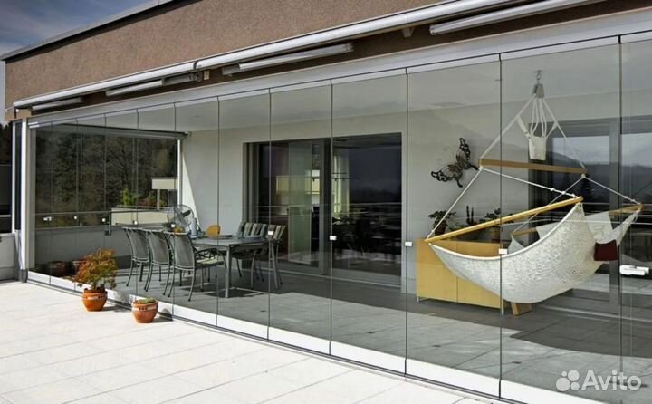 Безрамное остекление