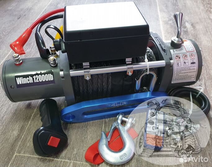 Лебедка автомобильная 12V Electric Winch 12000lbs