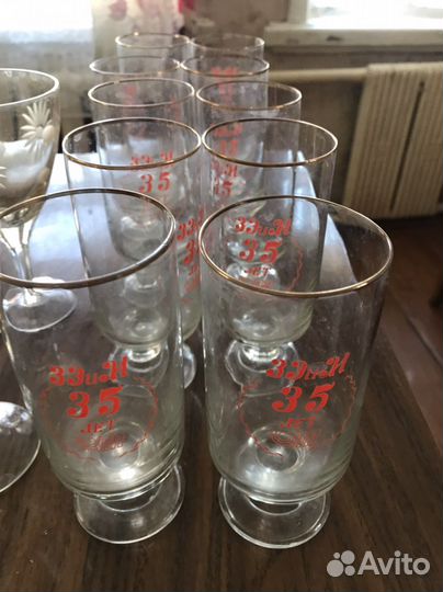 Рюмки и фужеры СССР хрусталь,стекло