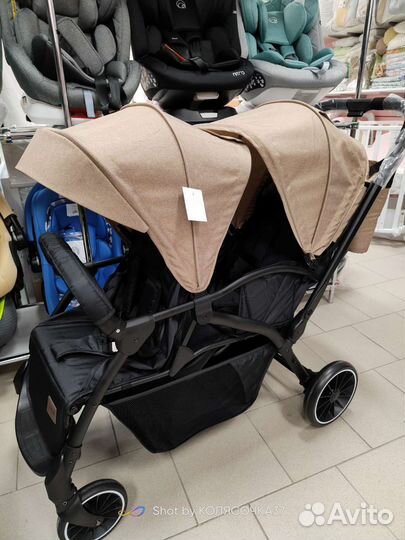 Новые коляски для двойни Lux Mom