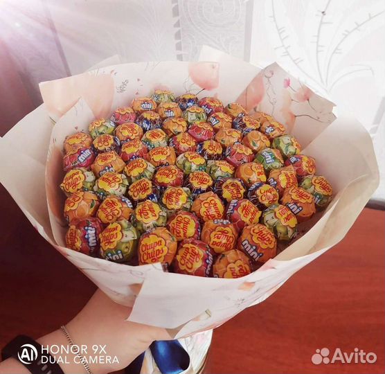 Букет из чупа чупсов