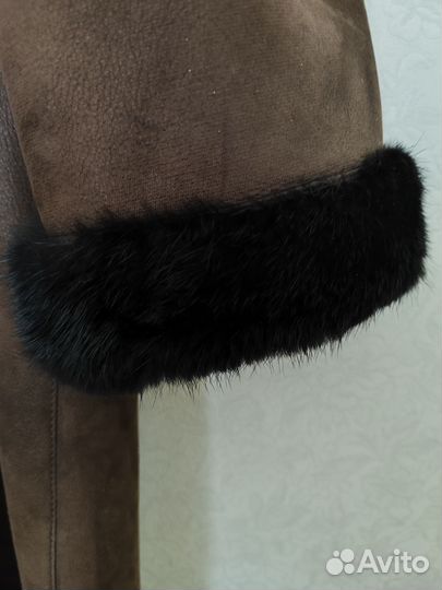 Дубленка натуральная женская бу
