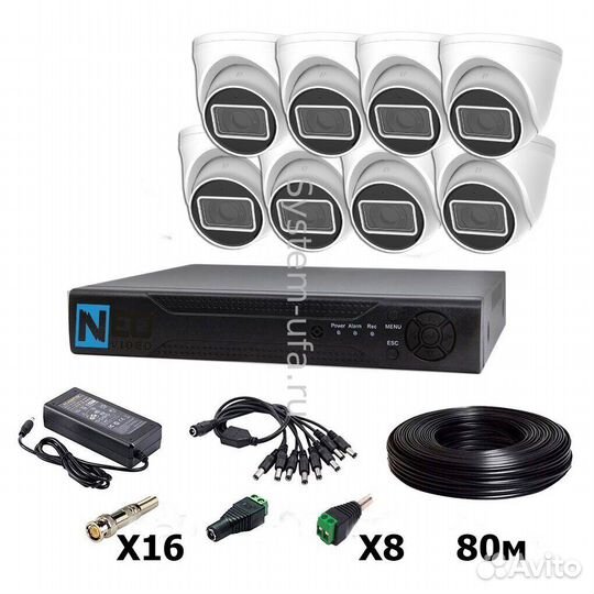 Видеонаблюдение +для частного дома готовые комплек